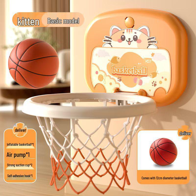 Toddler Basketball Hoop & Stand for Indoor Play - 1-3 Years Old, Quiet Home Toy & Birthday Gift