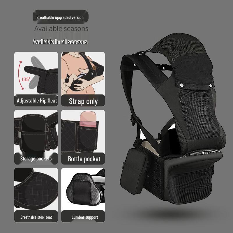 DAISHUZAIZAI 3-in-1 Baby Hip Seat Carrier