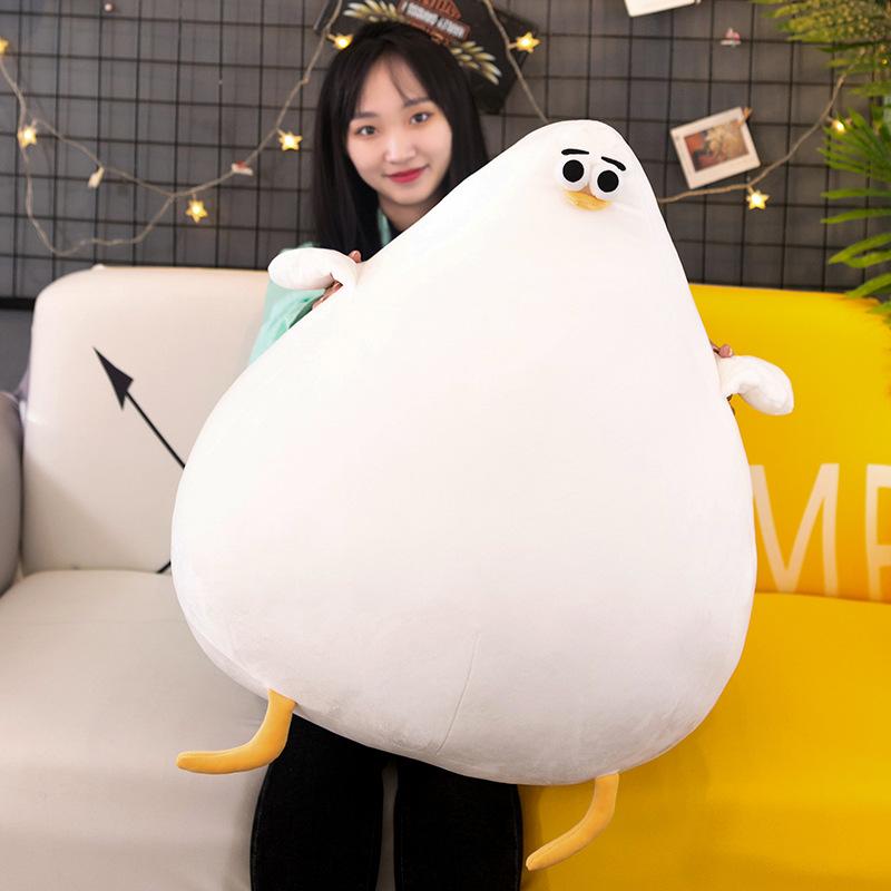Cuscino decorativo super morbido a quattro lati elastico con gabbiano Giocattolo peluche celebrità di Internet per regalo di compleanno delle ragazze Bambola Celebrità di Internet Esplosione