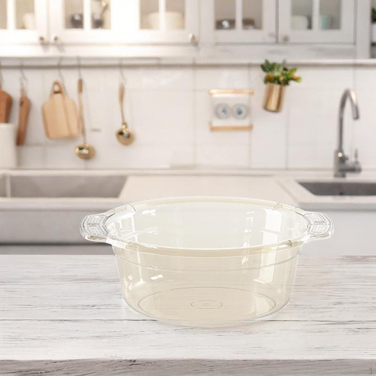 

Раковина для мытья посуды Корзина для стирки Многоцелевая чаша Стирка одежды Фрукты Овощи Походы 25cmx11.3cm