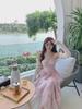 2024 Cherry Blossom Fairy-Style Irregular Hem Long Skirt - Summer Holiday Trend
