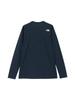 North Long Sleeve FlashDry 3D Crew UV Guard Urban Navy M [The Face] Men's Sweat-Wicking