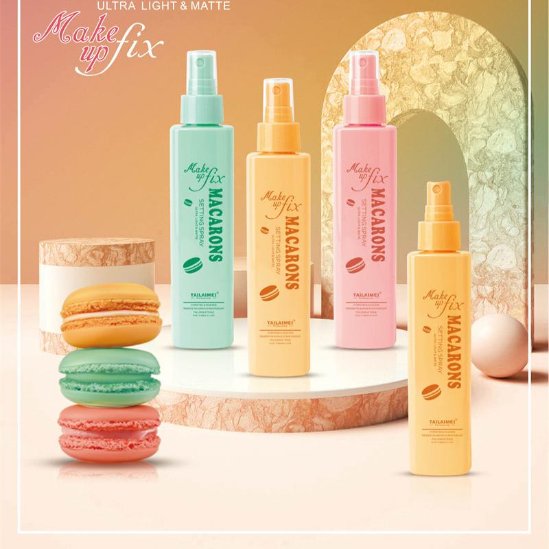 Set Makaron Spray Fissante per Trucco Reidrata a Lungo e Non Si Rimuove Facilmente