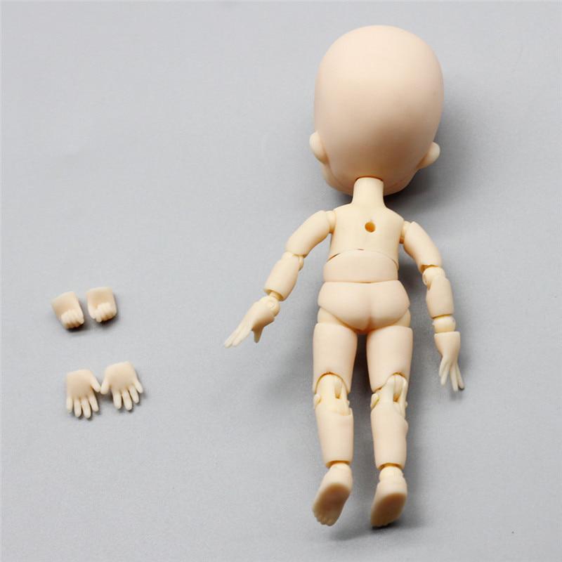 Makeup Doll Hand Feet Head Moveable Vegetarian Garage Kits OB11 Doll Body Baby Doll Models Toy