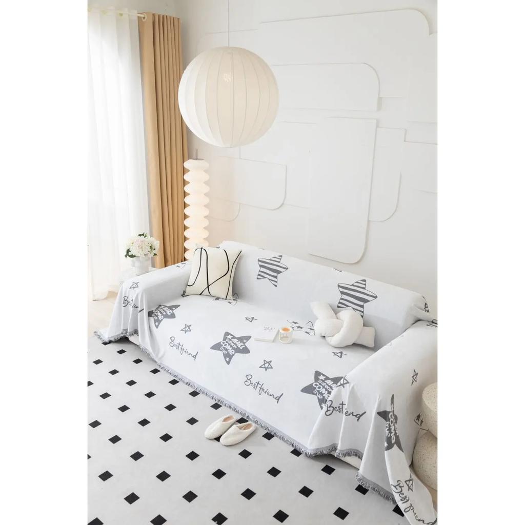 Four Season Star Sofa Cover Throw Blankets for Living Room Sofa Couple Position Modern Throw Camping Picnic Blanket Cover