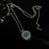 Devil'S Eye Necklace Blue Eyes Advanced Niche Design Cold Wind Clavicle Chain Female Personality