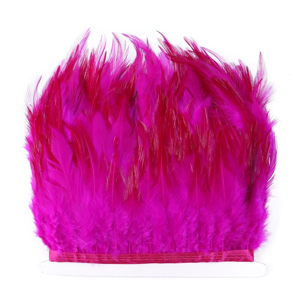 Feather4-6inch High Quality Chicken Feathers Trim Fringe 1meter Mint Green Rooster Feather Ribbon  Wedding Dress Creative Crafts Plumes