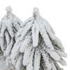 Hill Interiors Wood Snowy Fir Tree Christmas Decoration