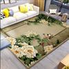 Flower Living Room Carpet Tea Table Carpet Room Home Use Stain Resistant Floor Mat Bedroom Bedside Carpet