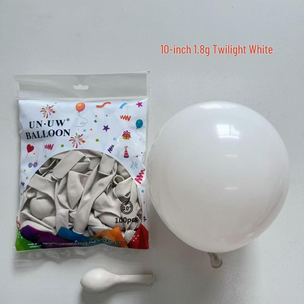 Retro Twilight 10-Inch Morandi Latex Balloons (180g) for Photography & Festival Decoration