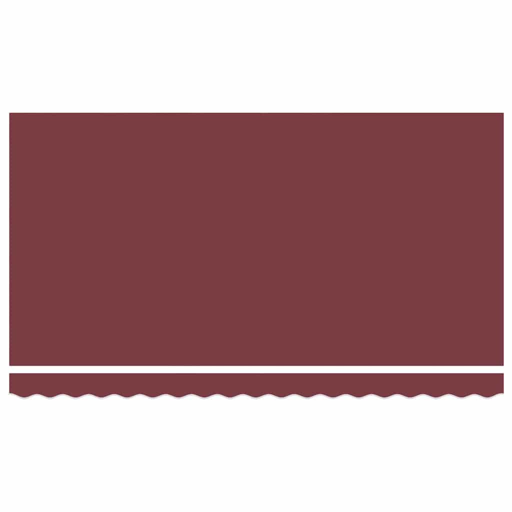 Retractable Awning Frame Burgundy Red 350 x 200 cm