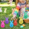 6 Pieces Easter Colorful Eggs Basket Filler Reusable Lightweight Party Decor Ornament for