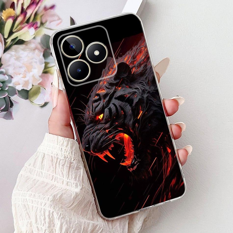 For Realme Note 50 Fashion Cool Pattern Phone Case For Realme Note50 RMX3834 Soft Silicone TPU Cases