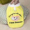 Pet cat vest dog clothes spring and autumn summer new thin