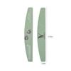 Double Sided Nail Files for Manicure and Nail Art with Half Moon Shape Emery Boards for Smooth Filing Polishing