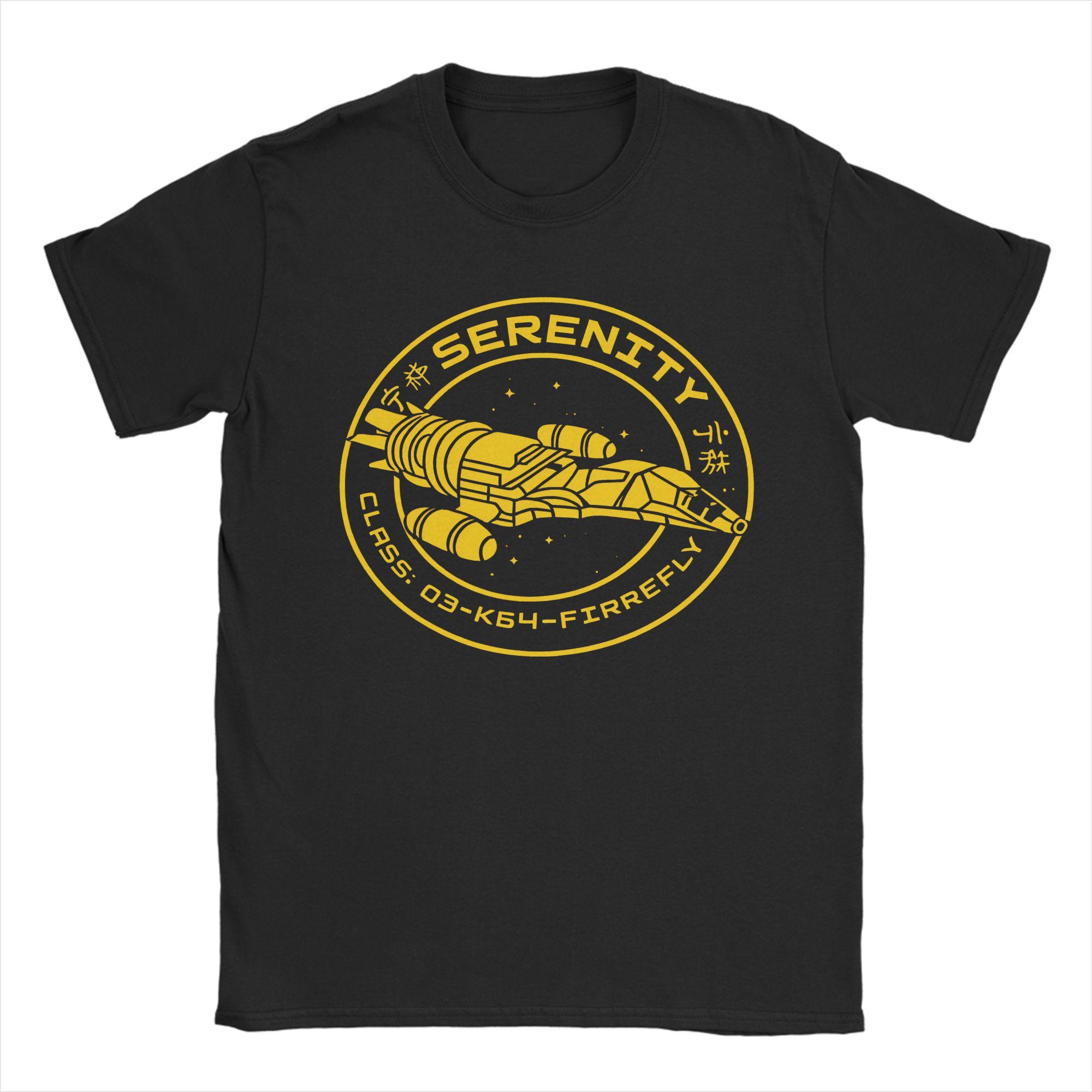

Firefly Serenity Television Gold T Shirt Summer Trending T Shirts Cotton Crewneck 4XL 5XL 6XL Tees Short Sleeve Y2K Casual Tops S разноцветный