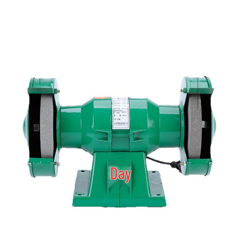 Heavy-Duty Benchtop Double-Wheel Grinder for Metal Trimming and Polishing