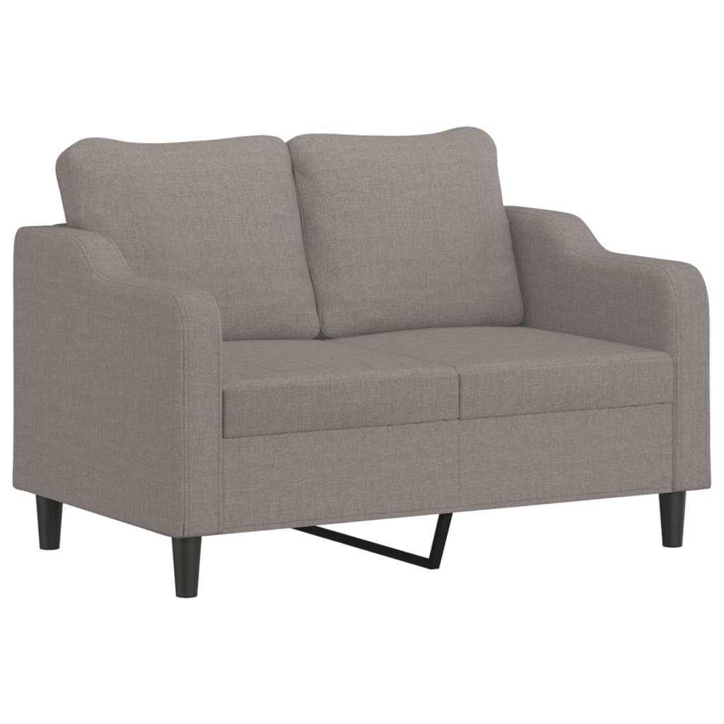 Vidaxl 4-Cz. Komplet Wypoczynkowy Z Poduszkami, Taupe, Tkanina
