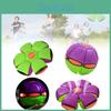 Saucer Ball Flying Deformation Frisbee Bouncing Music Lights Kid Toy Pet Outdoor