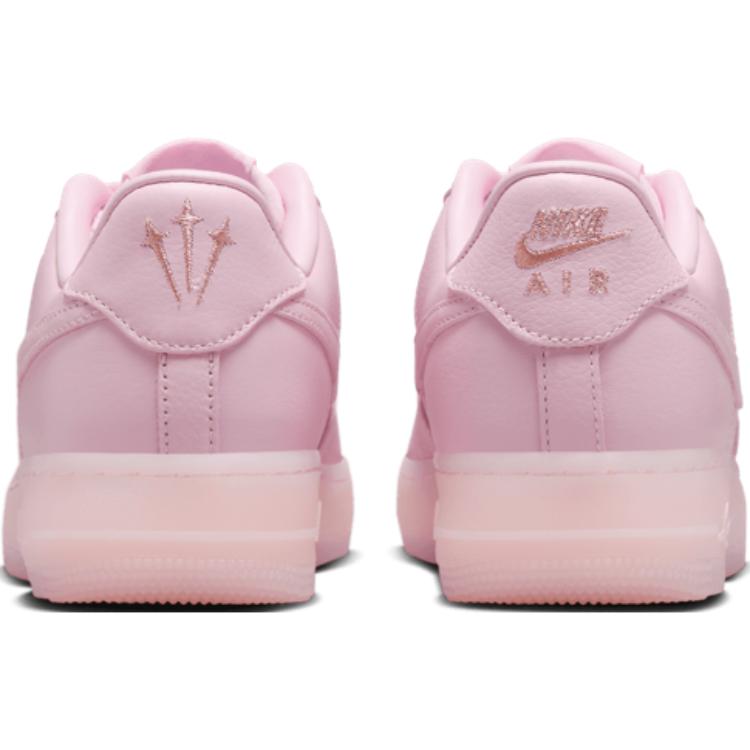 Nike NOCTA x Air Force 1 Low GS Certified Lover Boy - Pink Foam Kids Sneakers Metallic-Silver Cobalt-Tint HQ1772-600