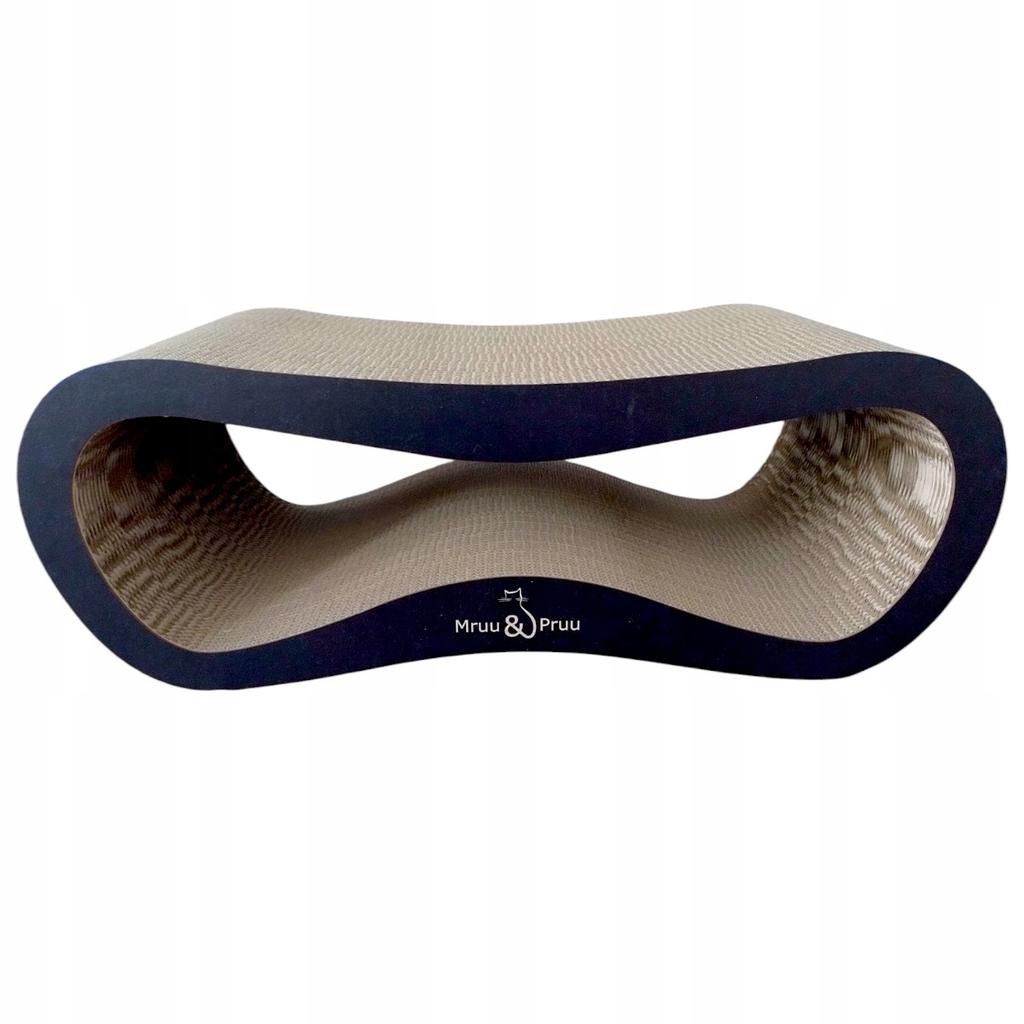Leon cat scratching post | black 40cm | 78x28x40 cm | MruuPruu