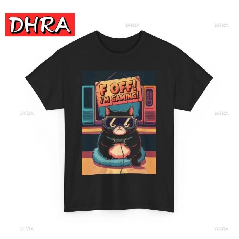 

F Off Im Gaming Graphic T Shirt Funny Unisex Heavy Cotton Tee Unique Vintage Bold Shirts Summer Cool Cute Tops Stylish T-shirts XXXXXL чёрный