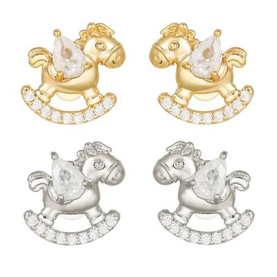 Elegant Horse Shaped Ear Clip Attachment For FreeClip 1 2 Earbuds Enhancer Coppers Zircons Embellishment