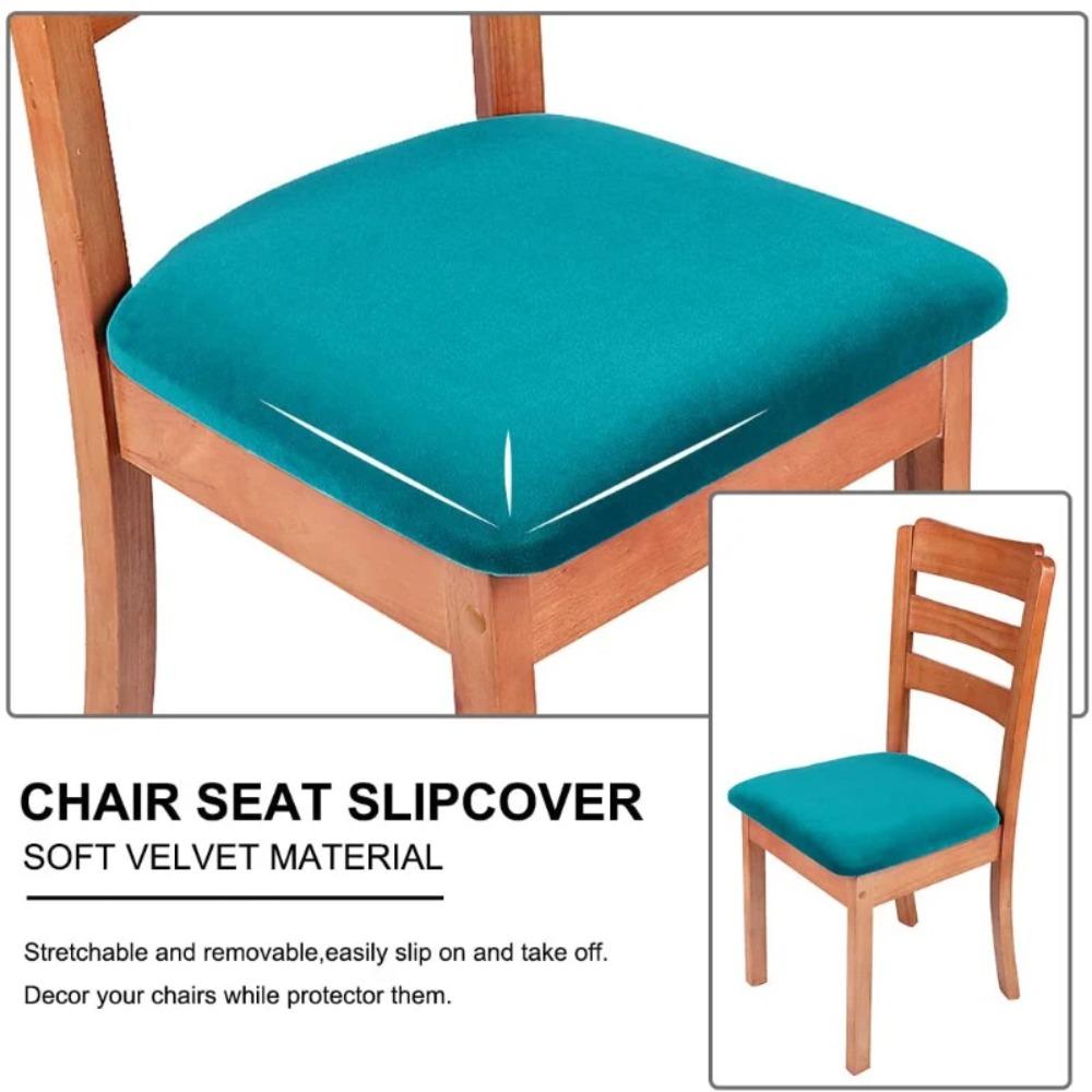 PU Leather Dining Room Chair Covers Removable Chair Cover Durable Chair Seat Covers