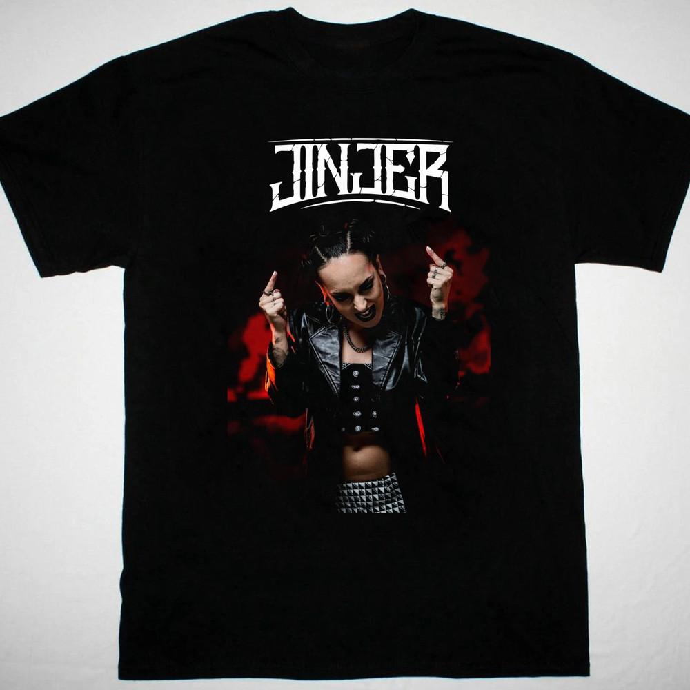 Tatiana Shmayluk Jinjer band Black Cotton  T Shirt Full Size S-5XL Unisex T-Shirt XXL