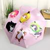 1pc Cats In Fruit Costumes Umbrella with Plastic Handle,Suitable for All Seasons Home Travel Outdoor Umbrellaptys31088