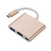 Type-c HUB USB C To HDMI-Compatible Splitter USB-C 3 IN 1 4K HDMI USB 3.0 PD Fast Charging Smart Adapter For MacBook Dell
