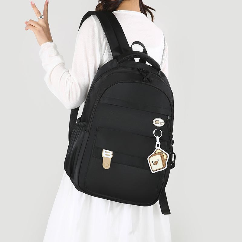 Schoolbag new small fresh backpack female Korean version ins wind junior high school student schoolbag large capacity custom casual backpack