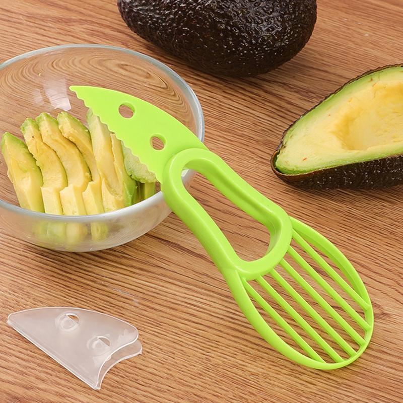 3 In 1 Avocado Slicer Shea Corer Butter Fruit Peeler Tools