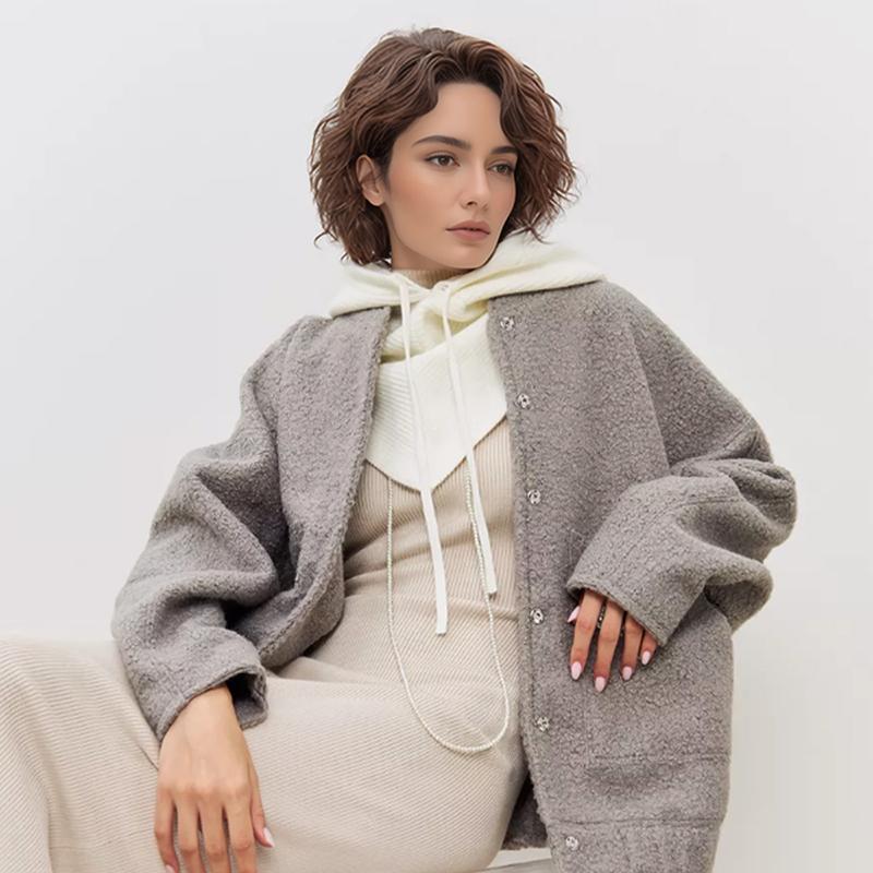 Winter Balaclava Hat Scarf For Women Knitted Hooded Caps Outdoor Warm One-piece Neck Collar Beanies Hats For Girls