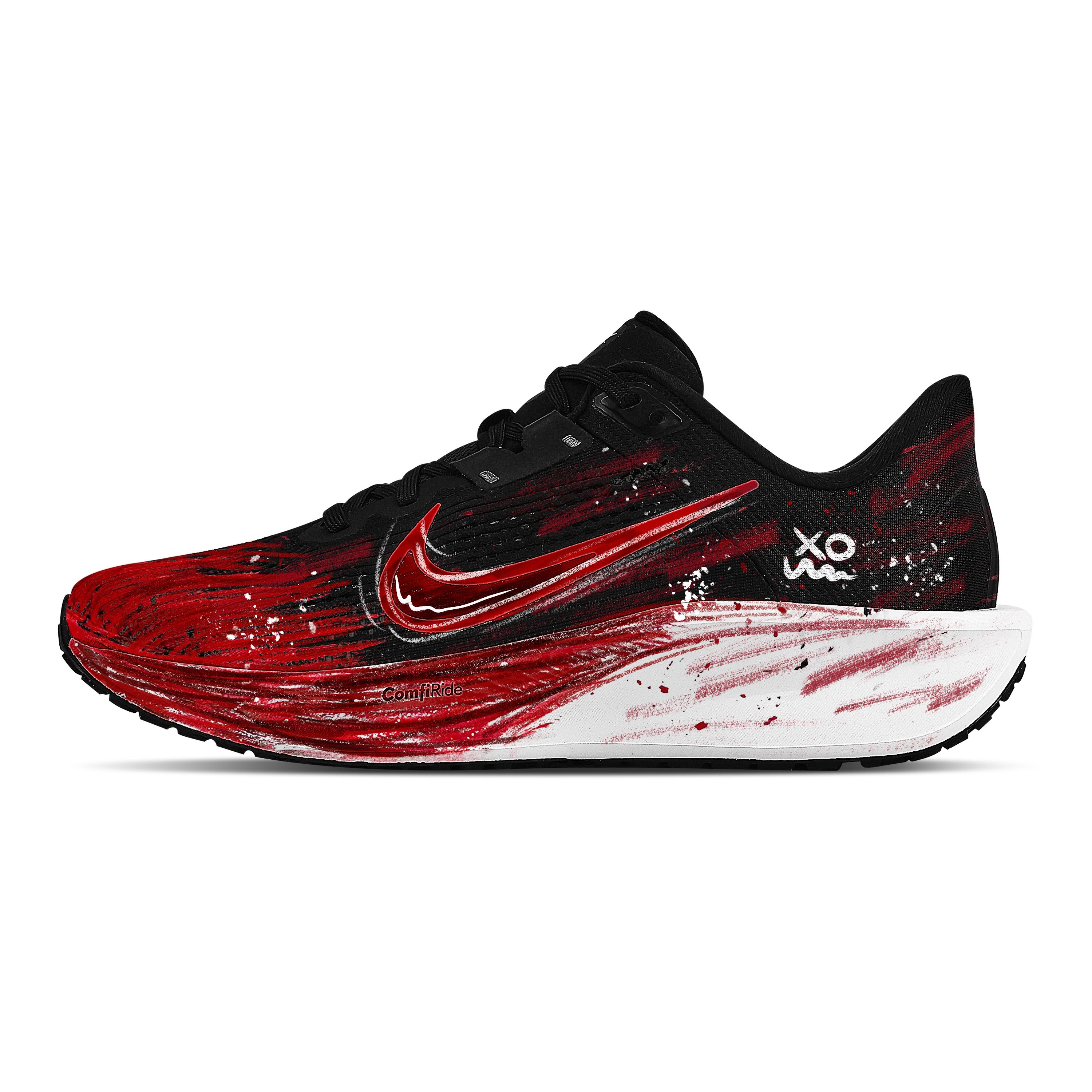 

Nike Quest 6 Rebound Low top Casual City Commuting Training Running Shoes Men s Black White Red FD6033-001(Team529-) 40