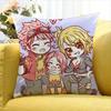Fairy Tail Anime World Various Sizes Square Pillow Case For Car Home Bedchamber Decor