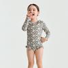 Costume da bagno intero Yun'er Ma per bambine, protezione solare UPF50+, ad asciugatura rapida