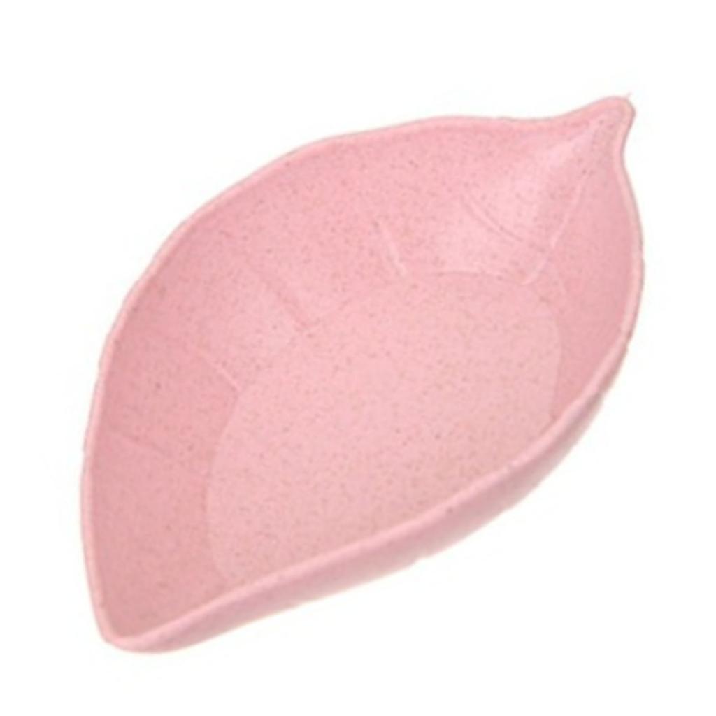 Small Dish Versatile Leaf Shaped Refreshing Color Safe Durable Seasoning Dish for Home Kitchen