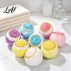 Relaxing Bath Bombs 100G Handmade Sea Salt Bombs Natural Plants Extract Essential Oils Fizzies Soothing Ball Dry Skin Moisturizing Shower