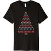 T-shirt premium « Les 12 jours de Noël » (sapin de Noël classique) TRU1 pour homme et femme, débardeur, sweat-shirt, sweat à capuche, manches longues, noir, réf. 659