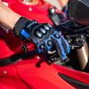 ILM Motorbike Glove, Knuckle Guard, For Summer/Winter, Men's, Women's, Blue