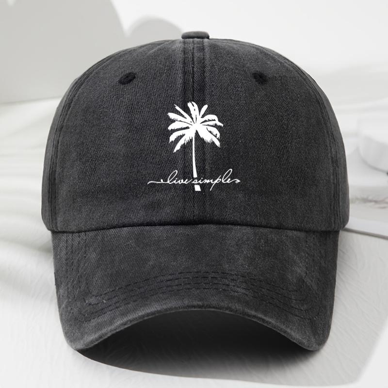 

Printed Two-section Coconut Soft-top Baseball Cap for Men and Women, Fashionable Outdoor Hat with Adjustable Girth чёрный