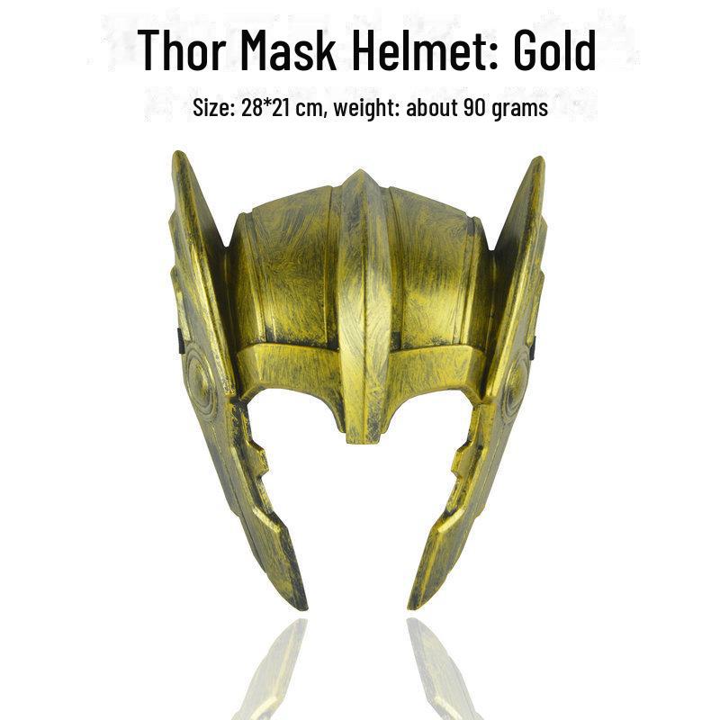 Zestaw Młot Thora i Maska na Halloweenowy Występ Sceniczny