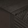 Nightstand Black 40x30x50 cm Solid Mango Wood and Iron