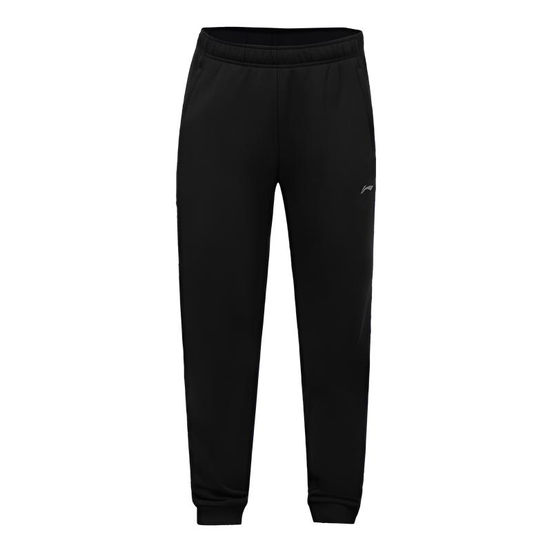 Мужские вязаные спортивные штаны Li Ning Черные Умеренные спортивные штаны ASWKA35-1 L