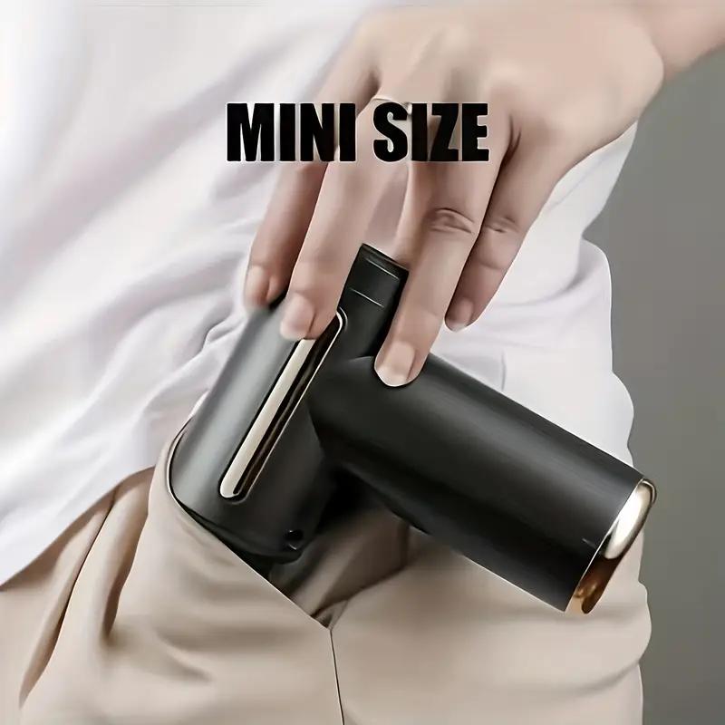 Mini Fascia Massage Gun 4 Heads Electric Body Massager Portable Relaxation Belt Fitness Equipment Deep Tissue Relief