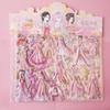 Handmade Princess Changing Sticker Dress Up Glitter Stationery Sticker  Kids