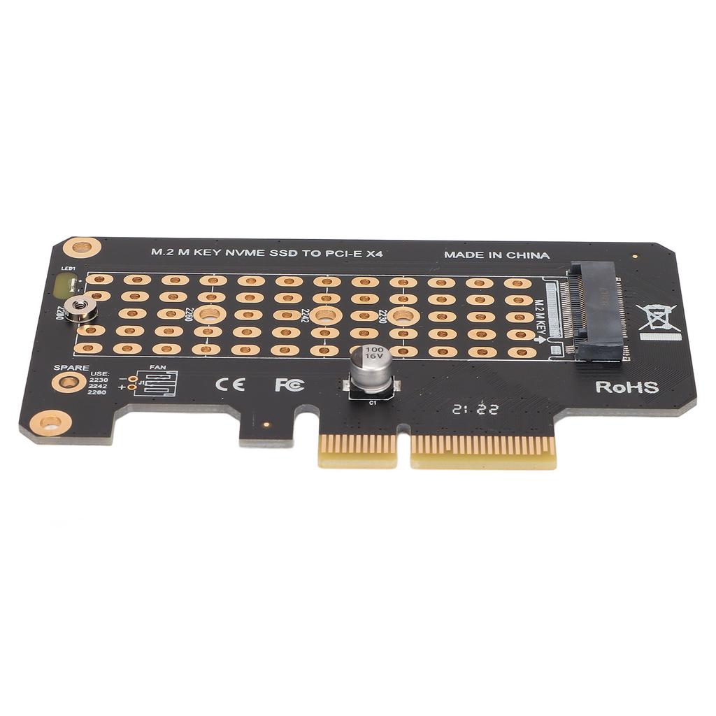 M.2 to PCIE3.0 Riser Card PH41X4A Full Height Bezel NVME M.2 to PCIE3.0 Adapter Card for Windows for OS for Linux