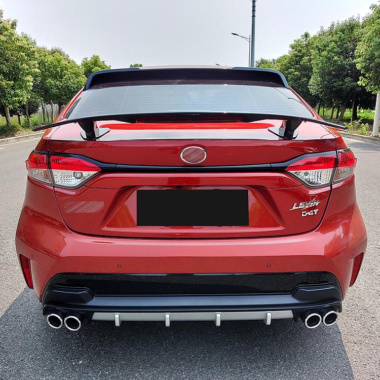 Universal No-Drill Rear Spoiler for 2019-2024 Toyota Levin Corolla: Wing & Roof Body Kit.
