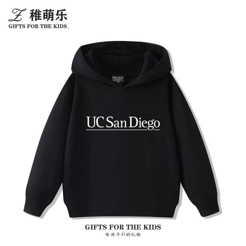 Fun UCSD (University of California, San Diego) Print Kids' Hoodie – Cute, Versatile Fall/Winter Pullover for Boys and Girls